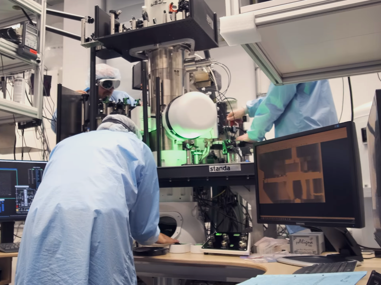 Transition radiation setup